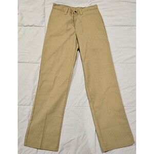 DICKIES 30X32 KHAKI FLAT FRONT WORK PANT